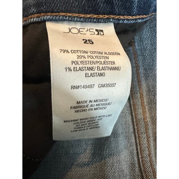 Joe’s NWT Distressed Raw Hem Skinny Crop Jeans Sz. 25 - Picture 8 of 12